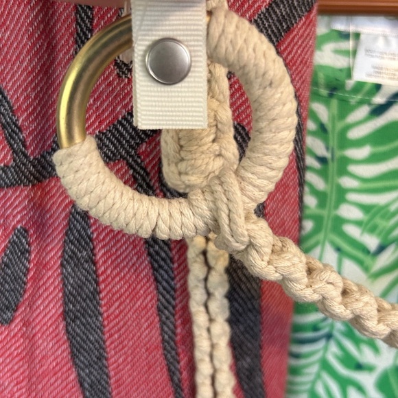 MONSTERA Christmas Red + Bright Green Leaf Set of 3 Coverup + Wrap Scarf + Belt - Picture 14 of 14